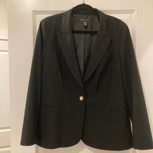 INC Womens Black Blazer size 16